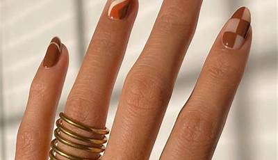 Fall Nail Inspo Heart