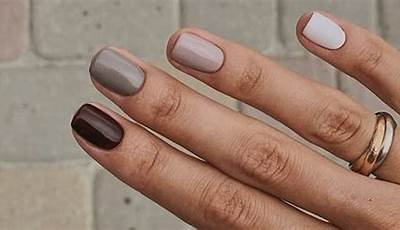 Fall Nails 2023 Trends Neutral