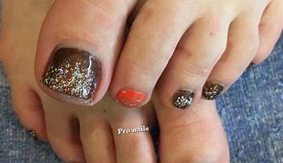 Fall Nails Pedicure Toenails