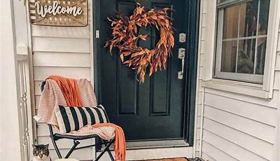 Fall Outdoor Decor Porch Apartment