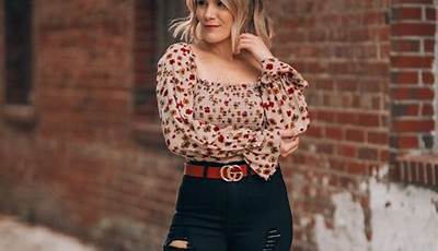 Fall Outfits Bell Bottom Jeans