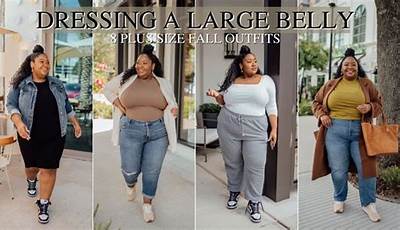 Fall Outfits For Big Belly Women