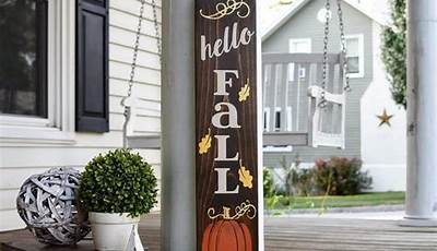 Fall Porch Signs Big Lots