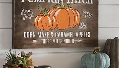 Fall Signs And Sayings Home Decor