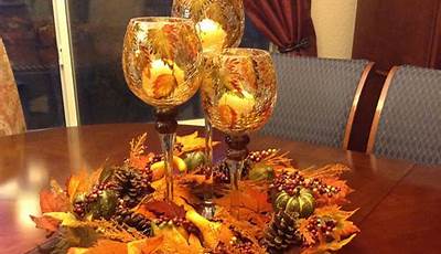 Fall Table Centerpieces For Home Dining Room
