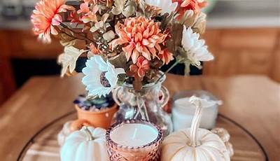 Fall Table Centerpieces Lazy Susan