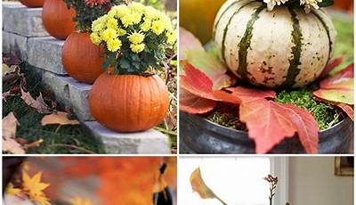 Fall Table Centerpieces With Gourds