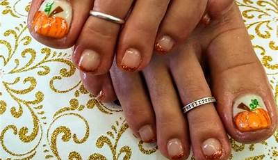 Fall Toe Nail Colors Halloween