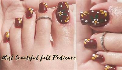 Fall Toe Nails Art