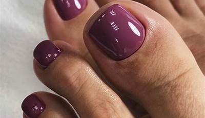 Fall Toe Nails Fair Skin
