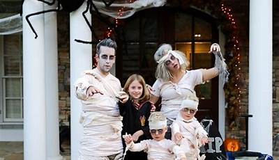 Family Halloween Costumes For 5 Easy Diy