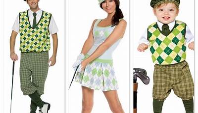 Family Halloween Costumes Golf