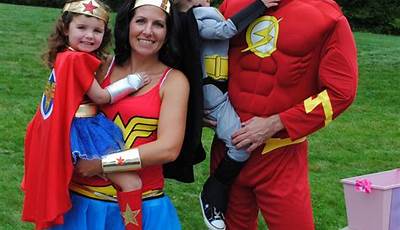 Family Halloween Costumes Heroes