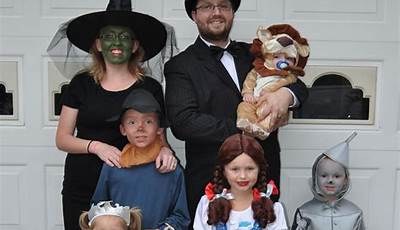Family Of 3 Halloween Costumes Wizard Of Oz
