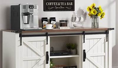 Farmhouse Coffee Bar Tables