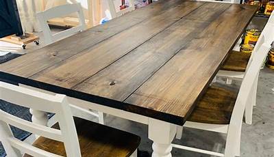 Farmhouse Dining Table And Chairs