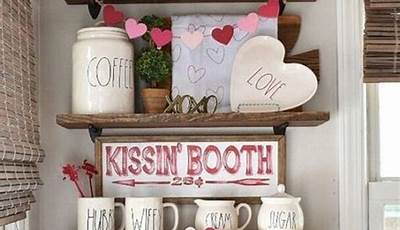 Farmhouse Valentine Kitchen Decor