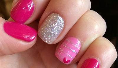 February Nails Ideas Valentines Day Gel