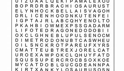 Find A Word Printable