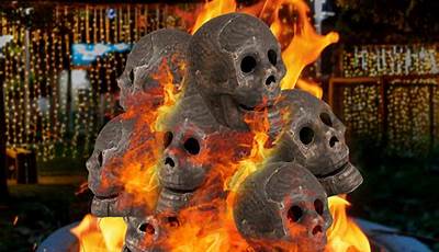 Fire Pit Skulls And Bones