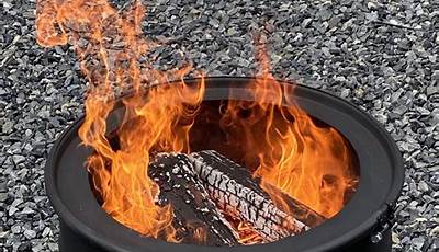 Fire Pit Smokeless Diy