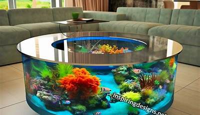 Fish Aquarium Coffee Table