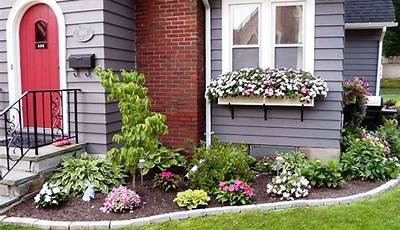 Flower Garden Front Of House