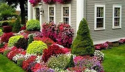 Flower Landscape Front Of House