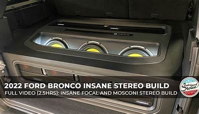 Ford Bronco Stereo Upgrade