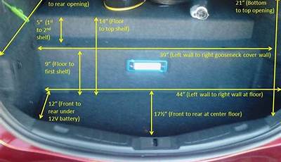 Ford Fusion Trunk Dimensions