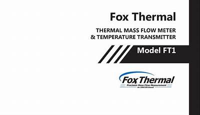 Fox Thermal Ft1 Manual