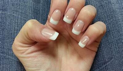 French Tips Finger Nails