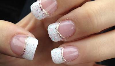 French Tips Nails Gel