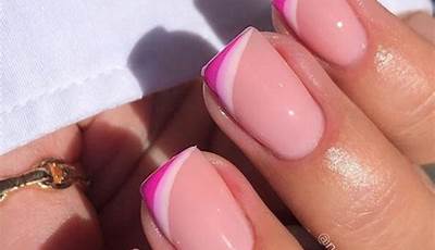 French Tips Pink Short