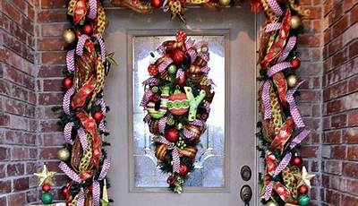 Front Door Christmas Decorations Ideas Uk