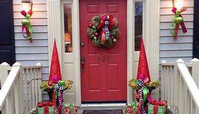 Front Porch Christmas Decorating Ideas Pinterest