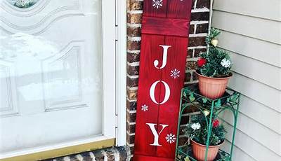 Front Porch Christmas Signs