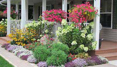 Front Porch Garden Designs