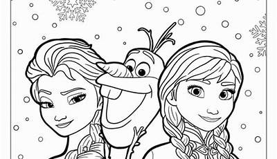 Frozen Printable Coloring Pages