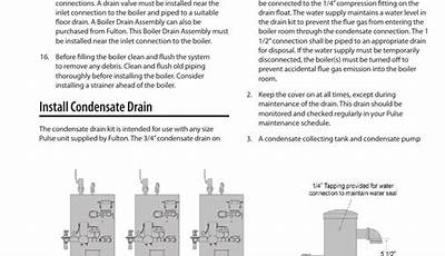 Fulton Pulse Boiler Manual