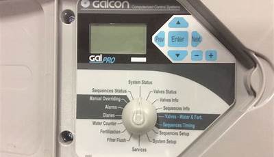 Galcon Irrigation Controller Manual
