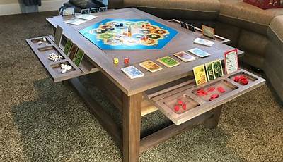 Game Board Coffee Table Ideas