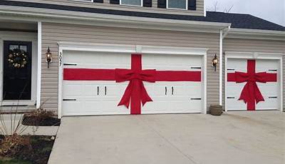 Garage Door Christmas Decorations Diy