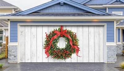 Garage Door Christmas Decorations Home Depot