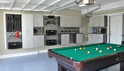 Garage Man Cave Ideas With Pool Table