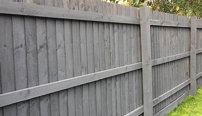 Garden Fence Paint Dark Grey