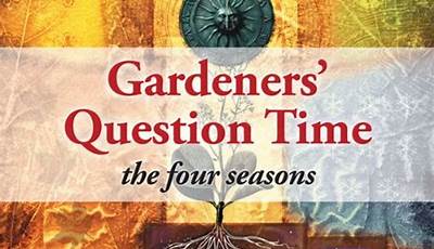 Gardeners' Question Time List Of Plants
