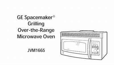 Ge Profile Microwave/Convection Oven Manual