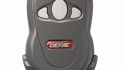 Genie 3 Button Remote Manual