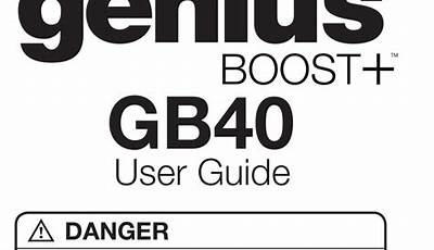 Genius Boost Gb40 Manual